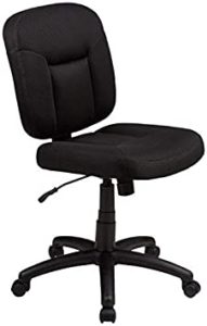 AmazonBasics Low Back Task Chair Black Fabric Rs 3299 amazon dealnloot