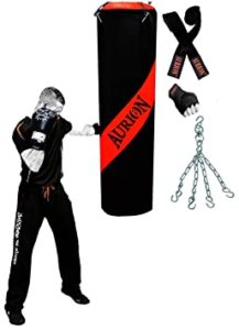 Aurion Heavy Duty Punching Bag Set Kick Rs 354 amazon dealnloot