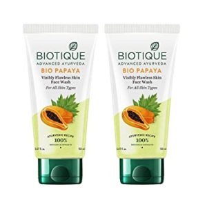 Biotique Bio Papaya Visibly Flawless Skin Face Rs 146 amazon dealnloot