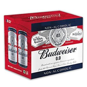Budweiser 0 0 Non Alcoholic Beer Pack Rs 288 amazon dealnloot
