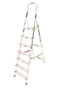 Eurostar 107 Aluminium 6 Step Platform Ladder Rs 1566 amazon dealnloot