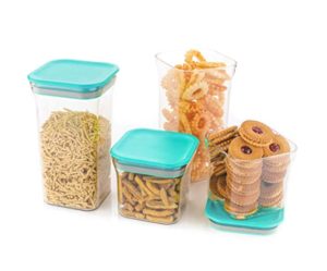 Floraware Plastic Container Set for Kitchen Kit Rs 318 amazon dealnloot