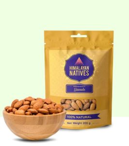 Himalayan Natives 100 Natural Almonds Raw Almonds Rs 139 amazon dealnloot