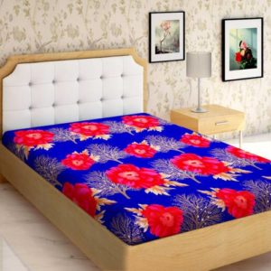 IWS 144 TC Microfiber Single Floral Bedsheet Rs 99 flipkart dealnloot
