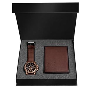 LORENZ Luxury Brown Leather Men s Wallet Rs 359 amazon dealnloot