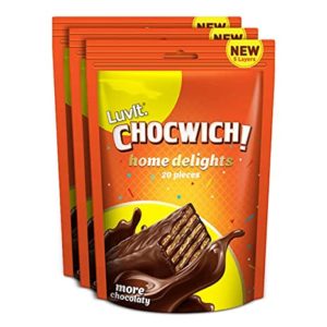 LuvIt Chocwich Home Delights Wafer Chocolates Crunchy Rs 197 amazon dealnloot