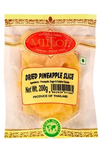 Miltop Dried Pineapple Slice 200gm Rs 140 amazon dealnloot