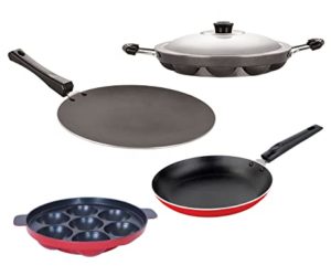 Nirlon Scratch Resistance 4 Piece Non Stick Rs 667 amazon dealnloot