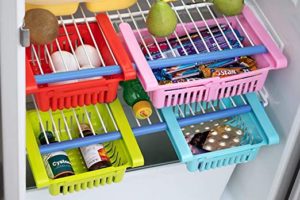 Primelife Adjustable Fridge Storage Basket Expandable Fridge Rs 114 amazon dealnloot