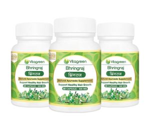 VitaGreen Bhringraj For Support Healthy Hair Growth Rs 299 amazon dealnloot