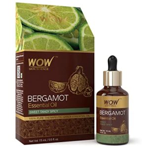WOW Skin Science Bergamot Essential Oil 15 Rs 190 amazon dealnloot
