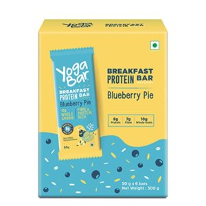 Yogabar Breakfast Protein Blueberry Bars 300gm 50 Rs 202 amazon dealnloot