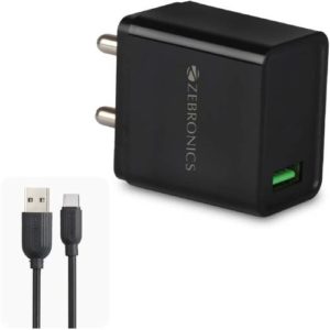 ZEBRONICS Zeb MA5311Q 3 A Mobile Charger Rs 249 flipkart dealnloot