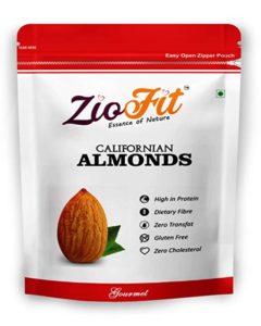 Ziofit Californian Almonds Dried 200g Buy 1 Rs 257 amazon dealnloot