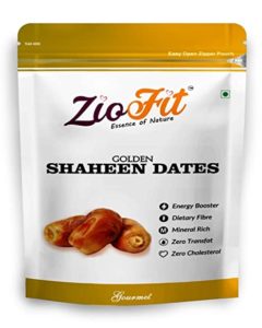 Ziofit Golden Shaheen Dried Dates 500gm Pack Rs 172 amazon dealnloot