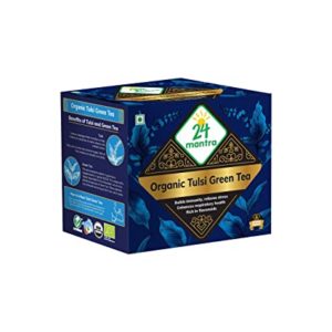 24Mantra Organic Tulsi Green Powder 250 g Rs 145 amazon dealnloot