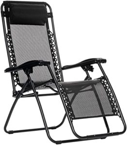 AmazonBasics Steel Zero Gravity Reclining Lounge Portable Rs 2864 amazon dealnloot