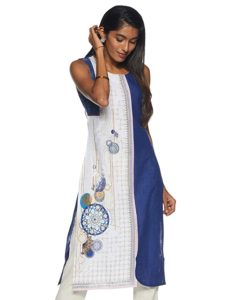 Aurelia Women s Straight Fit Kurta Rs 224 amazon dealnloot