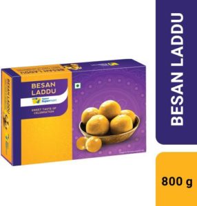Flipkart Supermart Besan Laddu Box 800 g Rs 175 flipkart dealnloot