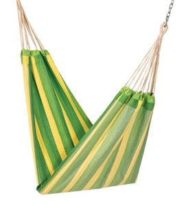 Hangit Cotton Hammock Green Stripes 335 Centimeters Rs 691 amazon dealnloot