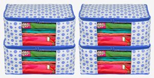 Kuber Industries Dot Printed Non Woven Saree Rs 100 amazon dealnloot