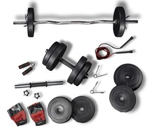 Lifelong PVC Home Gym Set 10Kg 20kg Rs 1039 amazon dealnloot