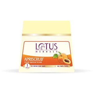 Lotus Herbals Apriscrub Fresh Apricot Scrub 300g Rs 190 amazon dealnloot