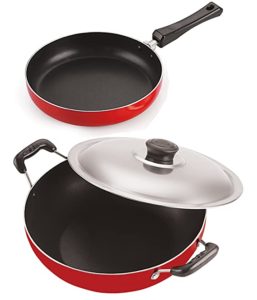 Nirlon Non Stick Aluminium Base Fry Pan Rs 439 amazon dealnloot