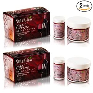 NutriGlow Wine Bleach Cream for Lighten Facial Rs 95 amazon dealnloot