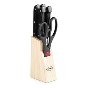 Pigeon Shears Wood Kitchen Knife Set comes Rs 323 amazon dealnloot