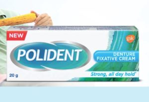 Polident Denture Fixative Cream