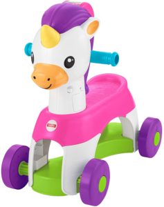 Fisher Price Rollin' Tunes Unicorn Ride On