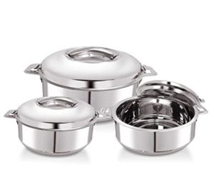 WARMEO Stainless Steel Solid Casserole 500 ml Rs 1299 amazon dealnloot