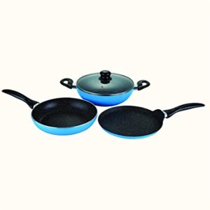 Wonderchef Athena Aluminium Nonstick Cookware Set 4Pc Rs 1329 amazon dealnloot