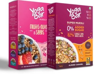 Yogabar Muesli Super Saver Combo 400gx2 92 Rs 381 flipkart dealnloot