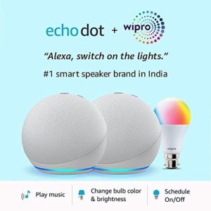 All new Echo Dot 4th Gen White Rs 5598 amazon dealnloot