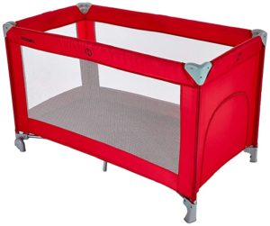 Amazon Brand Solimo baby Crib Cot Red Rs 909 amazon dealnloot