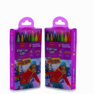 Cello ColourUp Plastic Crayons Pack of 2 Rs 66 amazon dealnloot