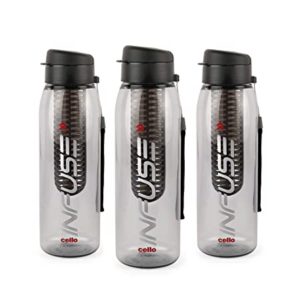 Cello Infuse Plastic Water Bottle Set 800ml Rs 373 amazon dealnloot