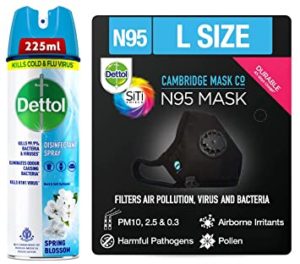 Dettol Disinfectant Sanitizer Spray for Germ Protection Rs 284 amazon dealnloot