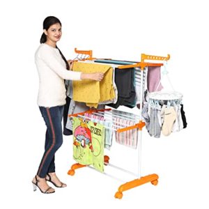 Happer Premium 2 Layer Cloth Drying Stand Rs 1079 amazon dealnloot