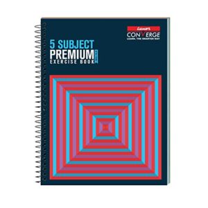 Luxor 5 Subject Spiral Premium Exercise Notebook Rs 80 amazon dealnloot