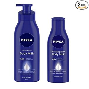 NIVEA Nourishing Lotion Body Milk 400ml and Rs 264 amazon dealnloot