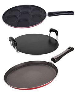 Nirlon Non Stick Aluminium 3 Piece Gas Rs 624 amazon dealnloot