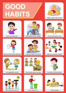 Paper Plane Design Good Habits Educational Charts Rs 145 amazon dealnloot