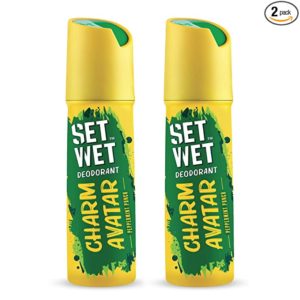 Set Wet Charm Avatar Deodorant Body Spray Rs 139 amazon dealnloot