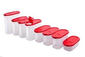 Signoraware Modular Plastic Cereal Dispenser Set 8 Rs 714 amazon dealnloot