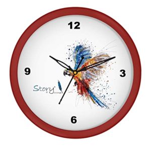 Story Home Round Shape Wall Clock with Rs 199 amazon dealnloot