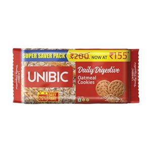 UNIBIC Oat Meal Cookies 600 g Rs 120 amazon dealnloot