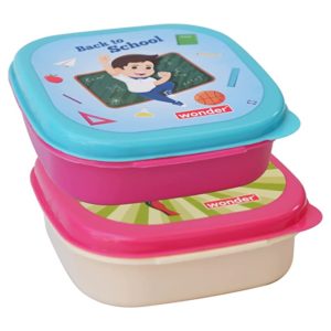 Wonder Plastic Kit Kat Lunch Box Set Rs 163 amazon dealnloot